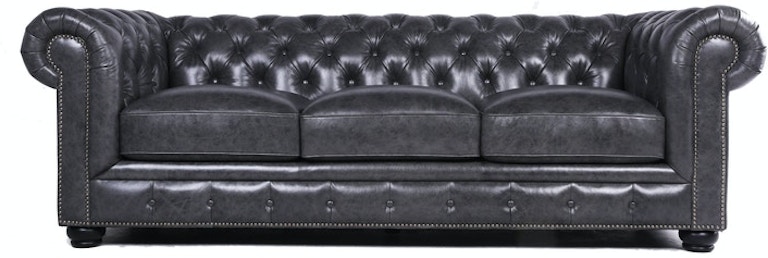 carlton leather chesterfield sofa